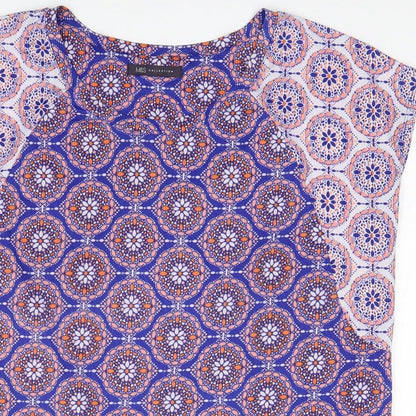 Womens UK Size 14 M&S Blue Basic T-Shirt
