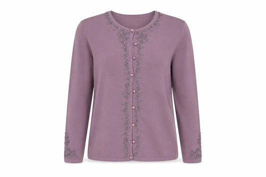 Womens UK Size L reflect collection Grey Cardigan Jumper