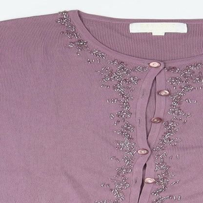 Womens UK Size L reflect collection Grey Cardigan Jumper