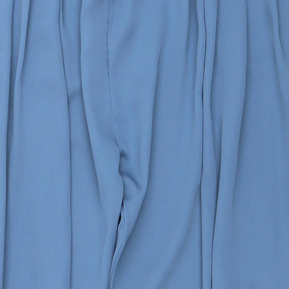 Womens UK Size L Preworn Regular Fit Bloomer Blue Trousers