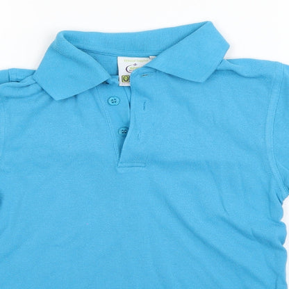 Preworn Boys Blue   Basic Polo Size 5 Years
