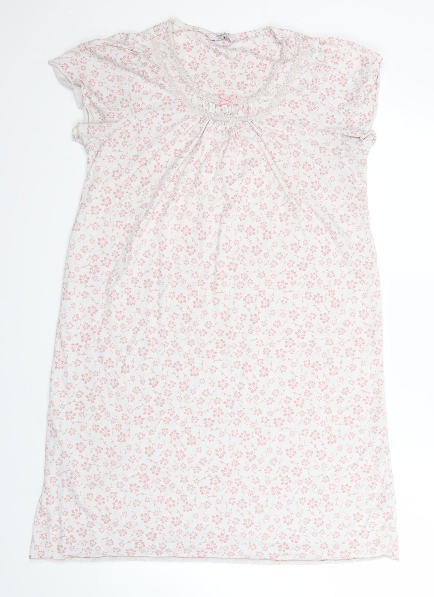 Preworn Womens Blue Floral  Top Pyjama Top Size 8