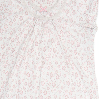Preworn Womens Blue Floral  Top Pyjama Top Size 8