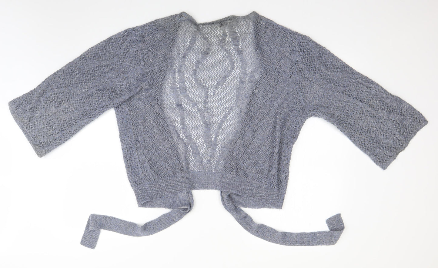 Womens UK Size M Limited Collection Blue Cardigan Jumper