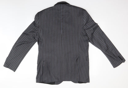 Mens UK Size L H&M Regular Grey Suit Jacket