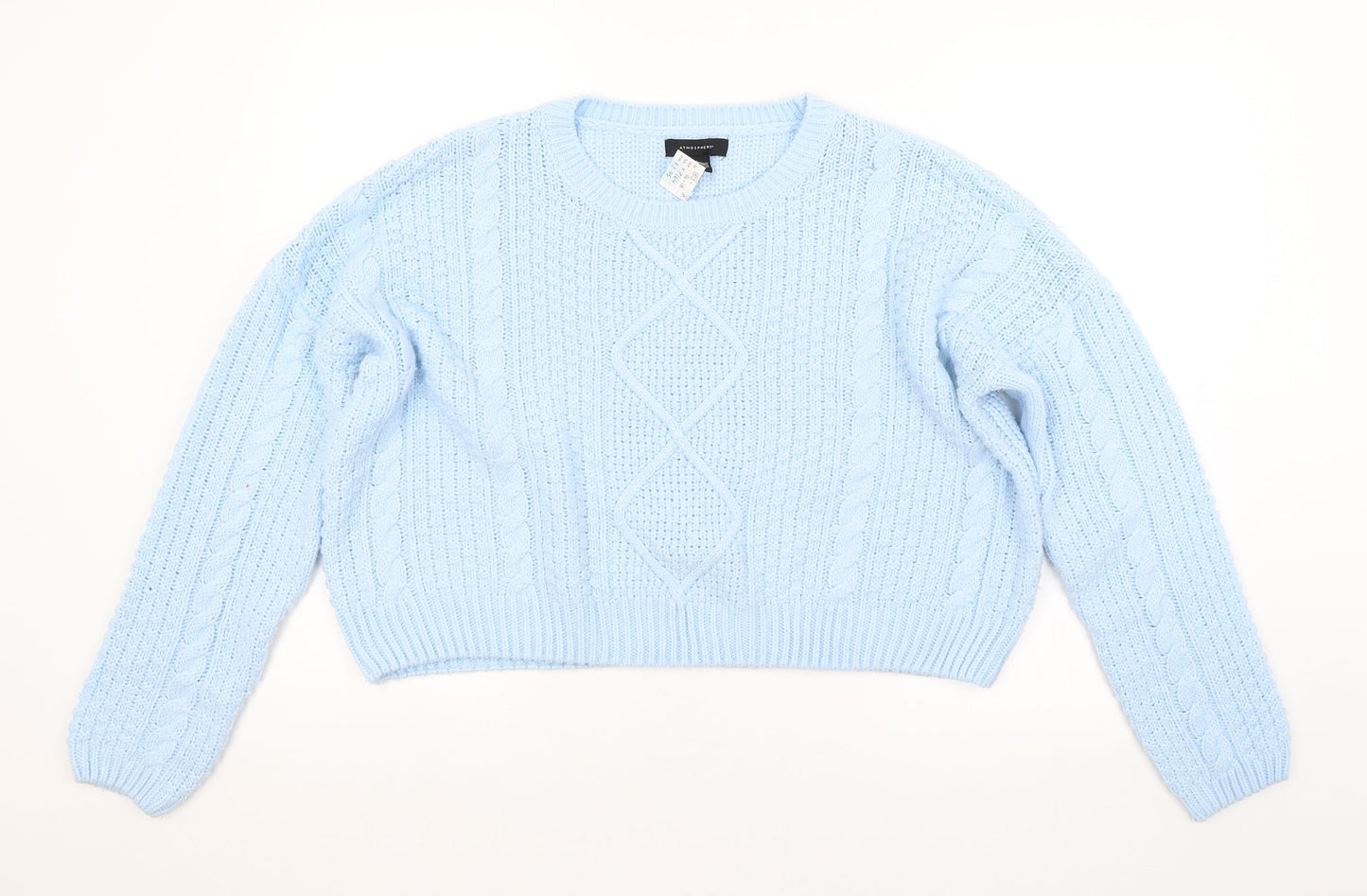 Womens UK Size 14 Atmosphere Blue Pullover Jumper