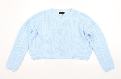 Womens UK Size 14 Atmosphere Blue Pullover Jumper