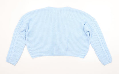 Womens UK Size 14 Atmosphere Blue Pullover Jumper