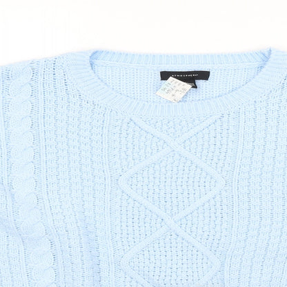 Womens UK Size 14 Atmosphere Blue Pullover Jumper