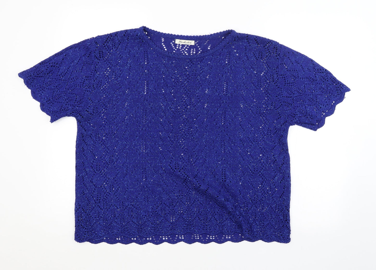 Womens UK Size  Berkertex Blue Pullover Jumper
