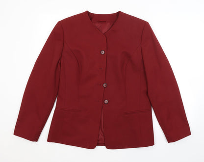 Womens UK Size  Preworn Red Jacket