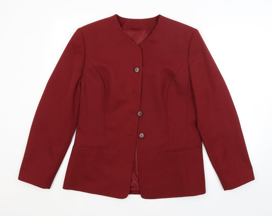 Womens UK Size  Preworn Red Jacket