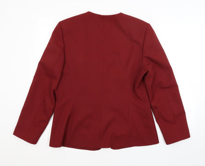 Womens UK Size  Preworn Red Jacket