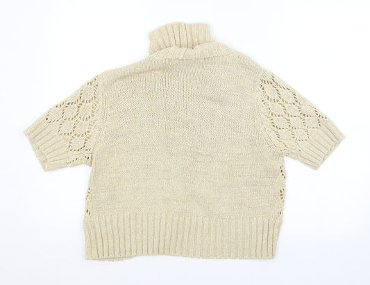 Womens UK Size  BHS Beige Cardigan Jumper