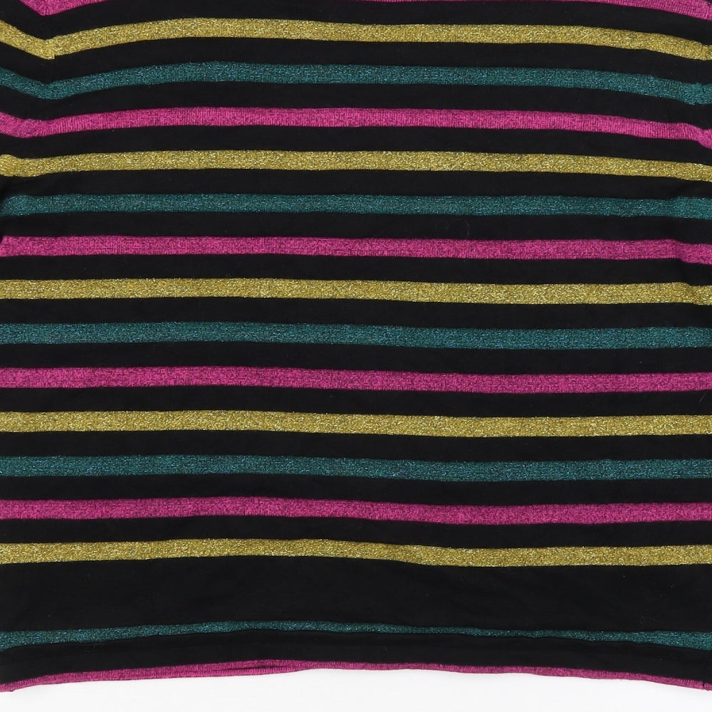 TU Womens Multicoloured Striped  Pullover Jumper Size 10