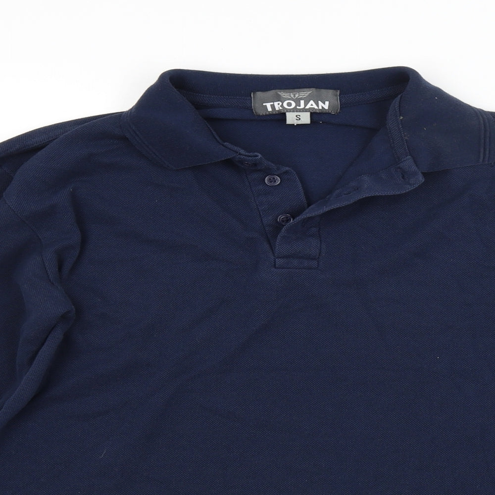 Trojan Mens Blue    Polo Size S