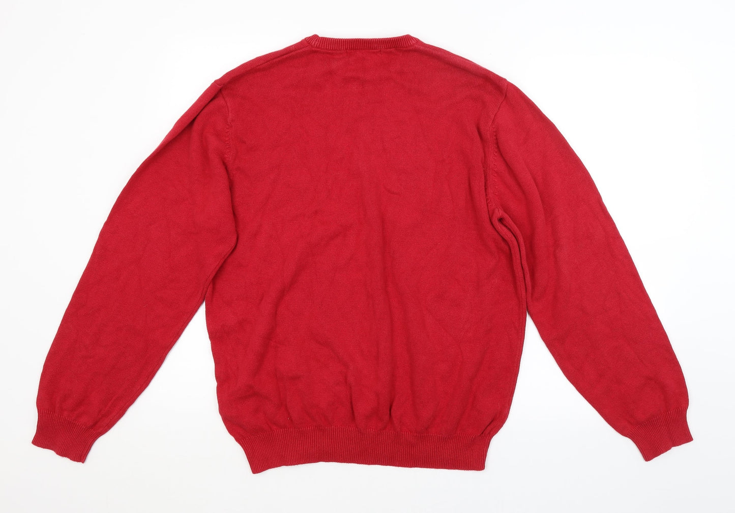 DUNNES Mens Red   Pullover Jumper Size L
