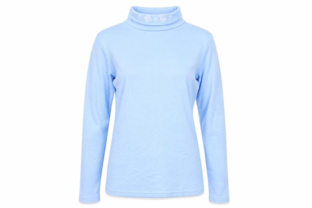 Womens UK Size 10 AFIBEL Blue Pullover Jumper