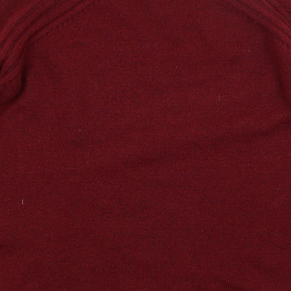 Womens UK Size L Papaya Red Pullover Jumper