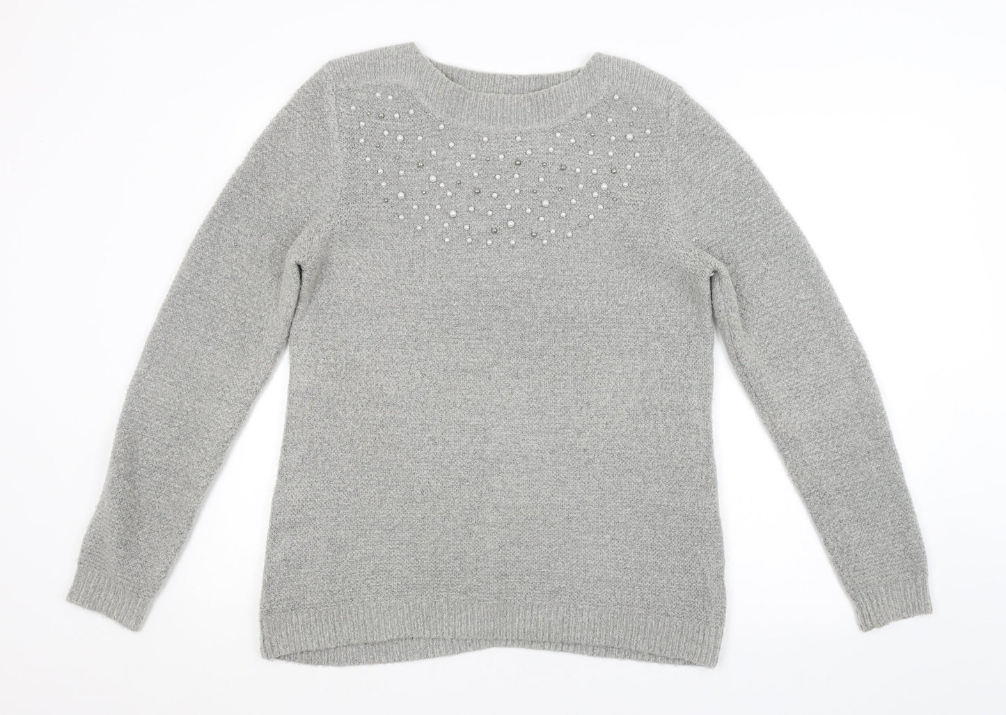 George Womens Grey   Pullover Jumper Size 10