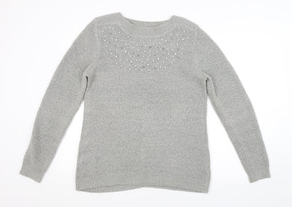 George Womens Grey   Pullover Jumper Size 10