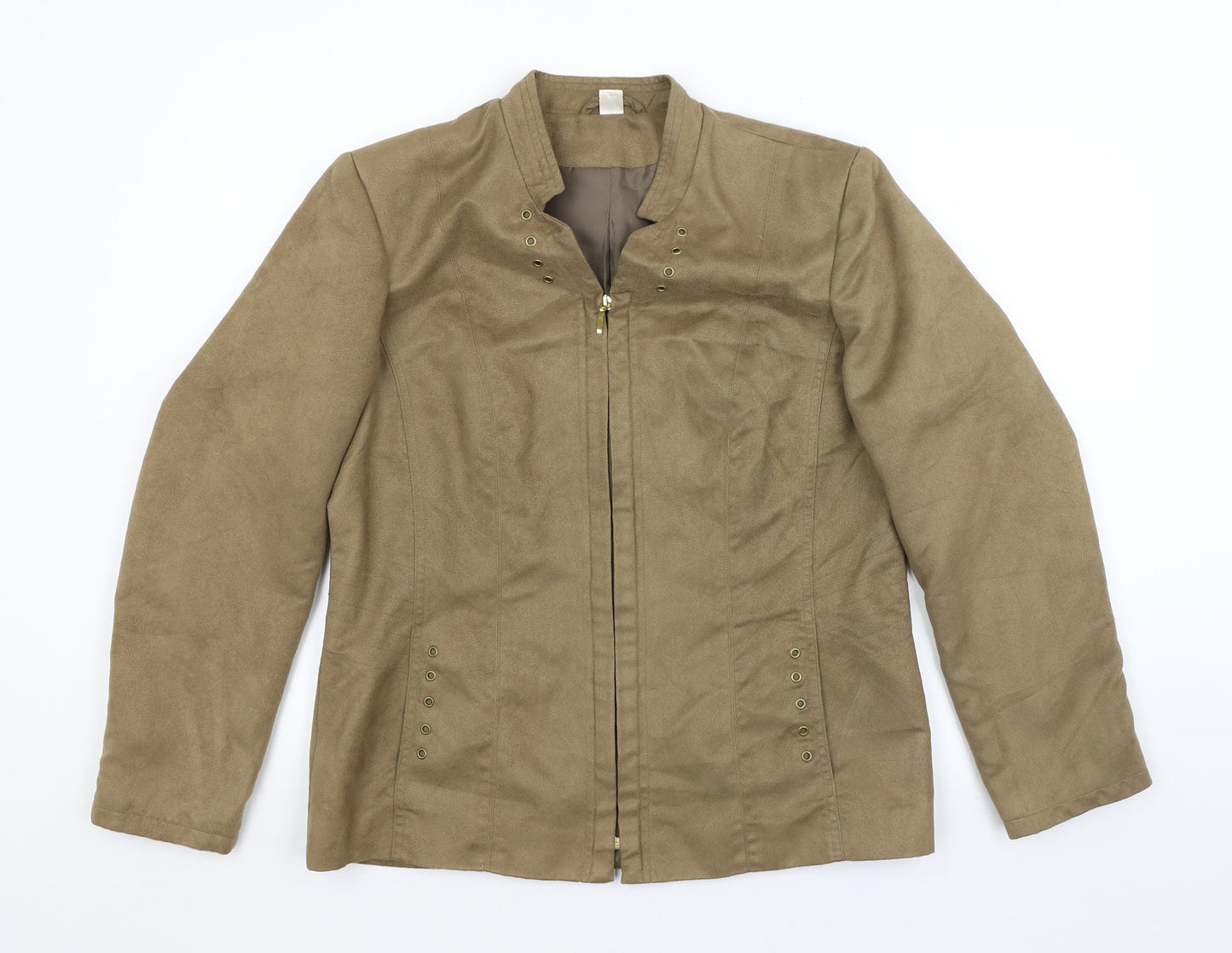 Womens UK Size 14 Preworn Brown Jacket