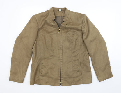 Womens UK Size 14 Preworn Brown Jacket