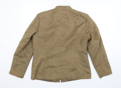 Womens UK Size 14 Preworn Brown Jacket