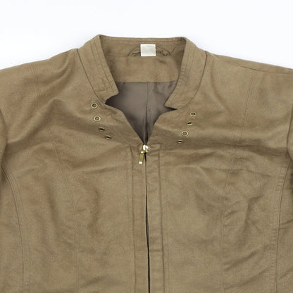 Womens UK Size 14 Preworn Brown Jacket