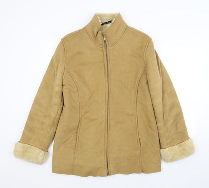 Womens UK Size 16 Preworn Beige Jacket