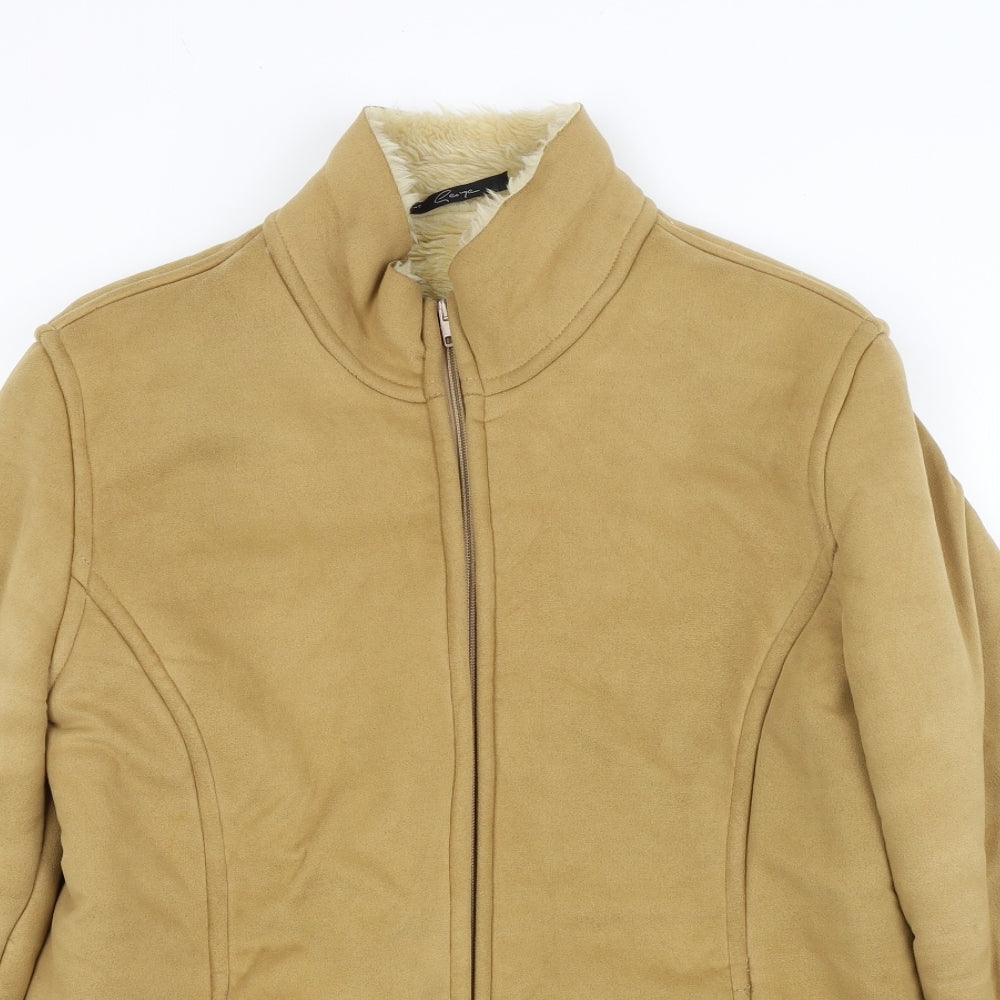 Womens UK Size 16 Preworn Beige Jacket
