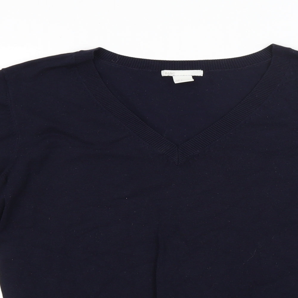 Womens UK Size S H&M Blue Pullover Jumper