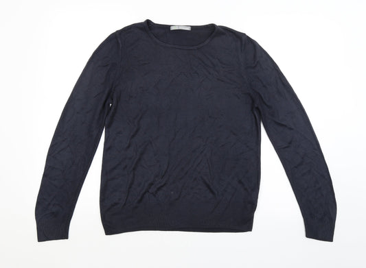 Womens UK Size 12 M&S Blue Pullover Jumper