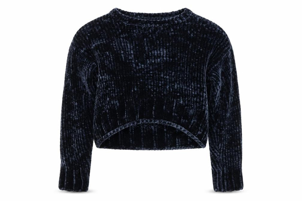 Miss E-vie Girls Blue   Pullover Jumper Size 7-8 Years