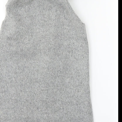 Primark Girls Grey   Wrap Jumper Size 8-9 Years