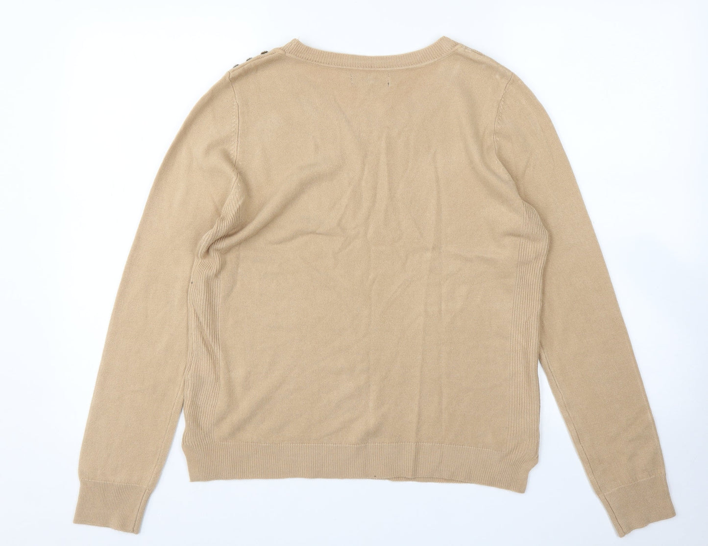 Womens UK Size 12 Atmosphere Brown Pullover Jumper