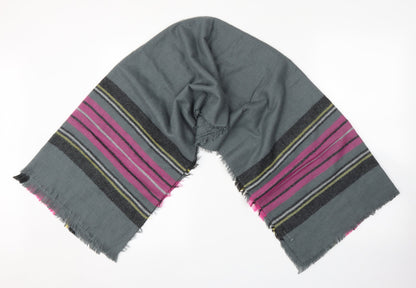 Preworn Womens Multicoloured Striped   Shawl/Wrap