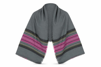 Preworn Womens Multicoloured Striped   Shawl/Wrap