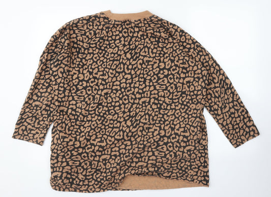 Capsule Womens Multicoloured Animal Print  Pullover Jumper Size 12
