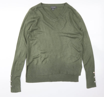 Primark Womens Green   Pullover Jumper Size XS