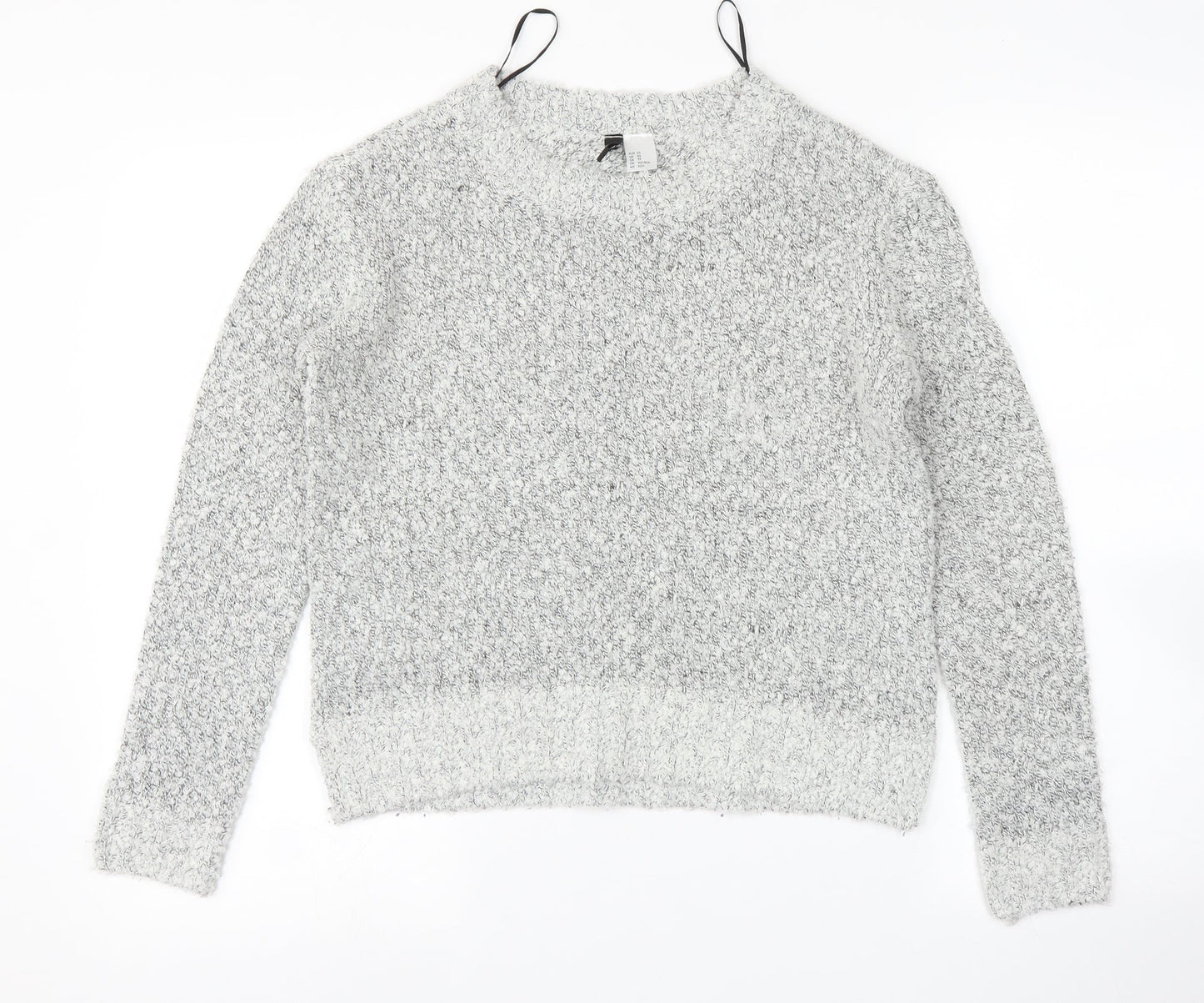 Womens UK Size XS H&M Grey Pullover Jumper