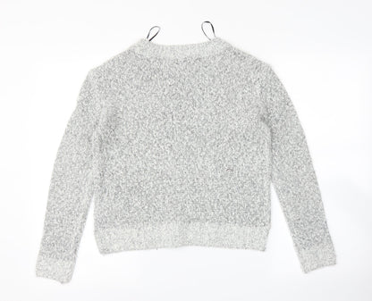 Womens UK Size XS H&M Grey Pullover Jumper