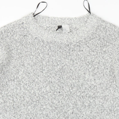 Womens UK Size XS H&M Grey Pullover Jumper