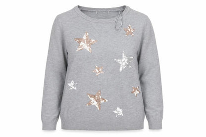 Peacocks Womens Grey   Pullover Sweatshirt Size 14