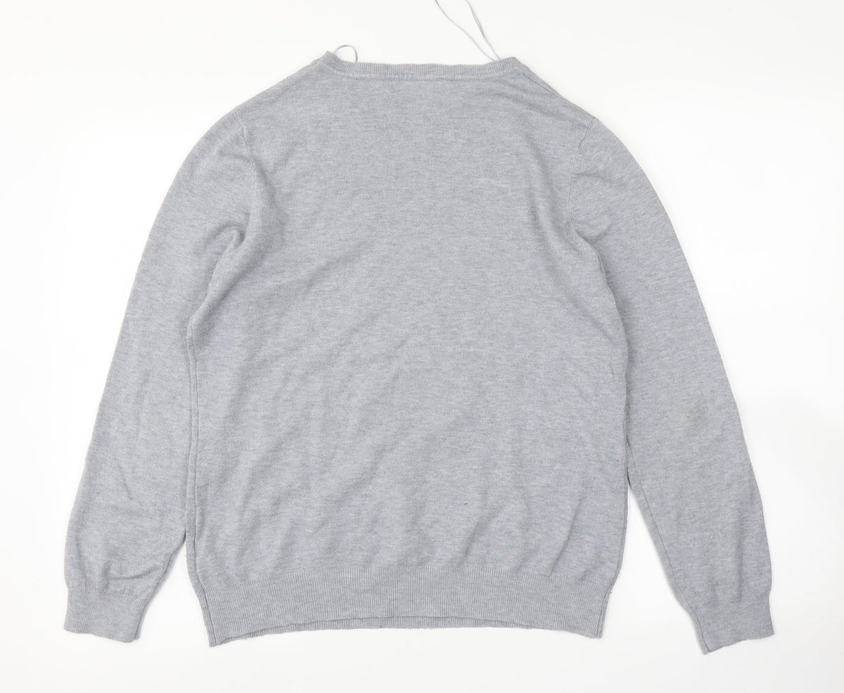 Peacocks Womens Grey   Pullover Sweatshirt Size 14