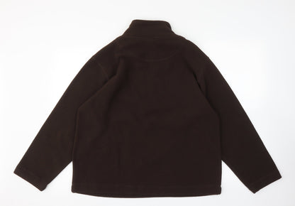 Suzanne Grae Womens Brown   Pullover Sweatshirt Size M