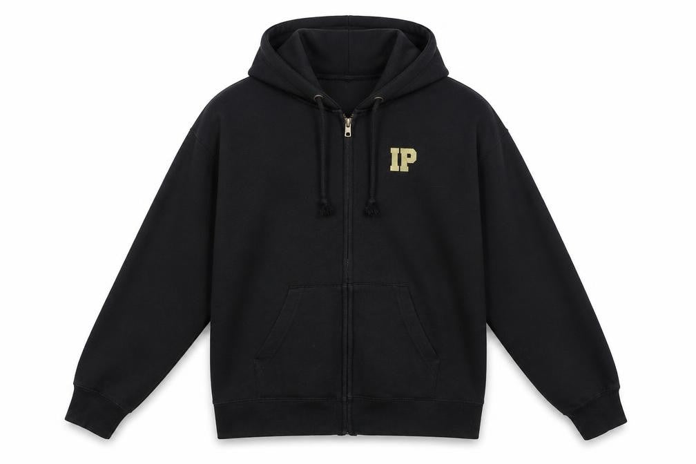 Womens UK Size XS CottonRidge Black Full Zip Hoodie
