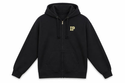 Womens UK Size XS CottonRidge Black Full Zip Hoodie