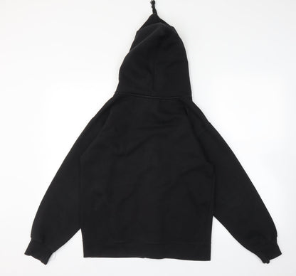 Womens UK Size XS CottonRidge Black Full Zip Hoodie