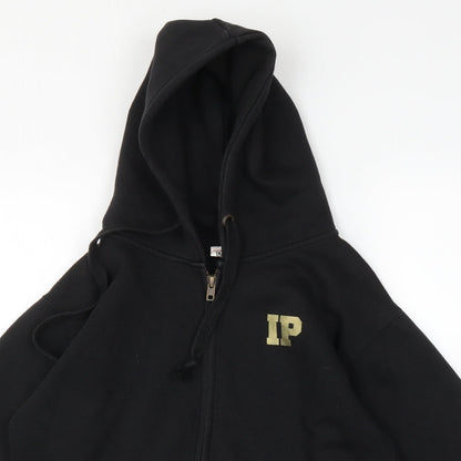 Womens UK Size XS CottonRidge Black Full Zip Hoodie
